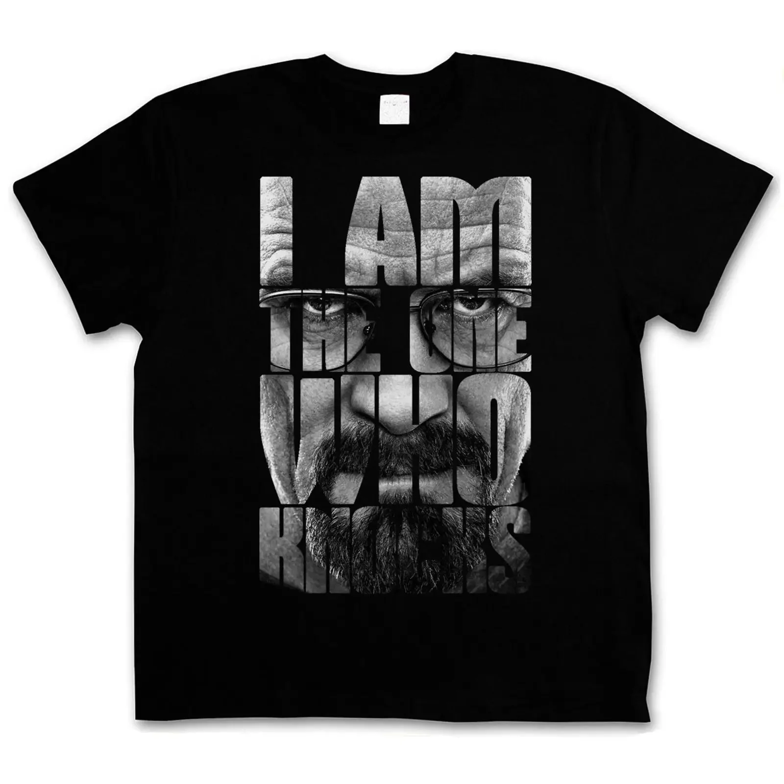 I AM THE ONE WHO KNOCKS T SHIRT Walt Breaking Heisenberg White Walter Bad vintage Washed Top For Everyday Wear Stylish