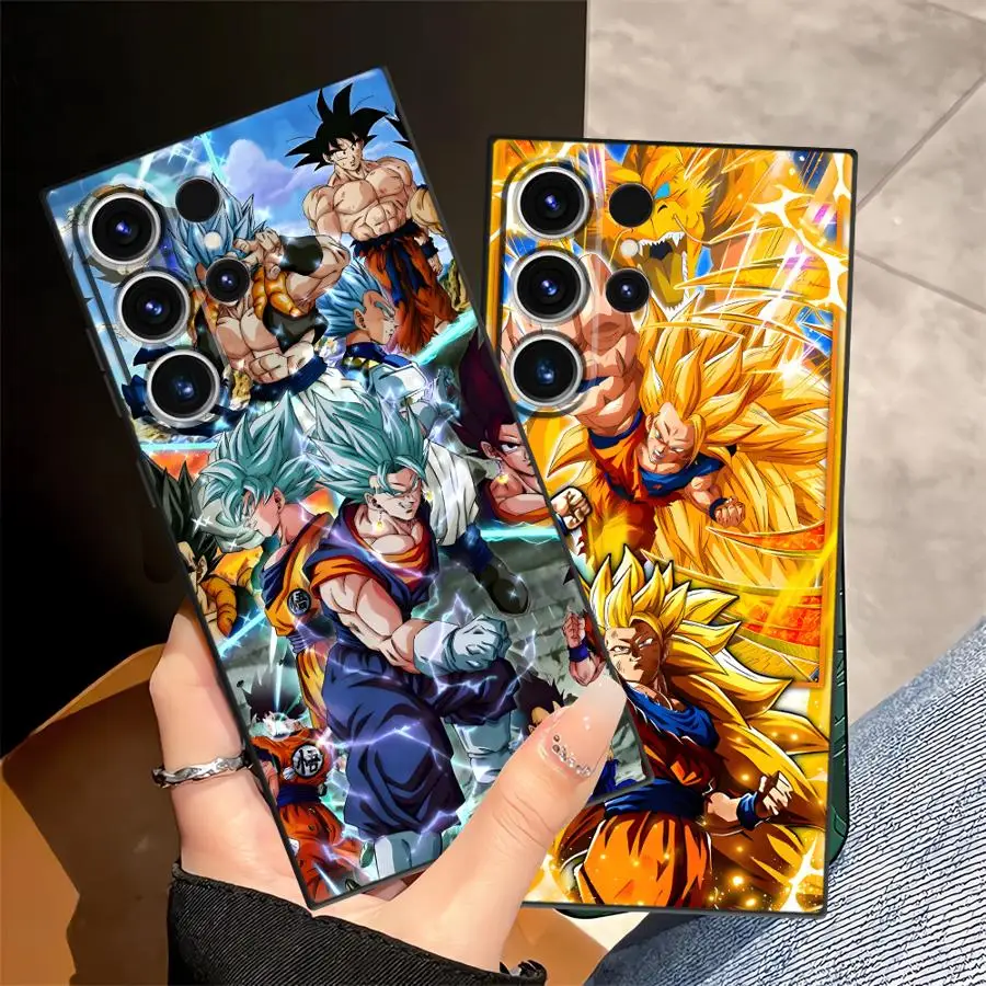 Dragon Ball Son Goku Black Soft Phone Cover Case for Samsung Galaxy S23+ S21 S24 Plus S23 FE S25+ S24+ S25 Ultra S20 S22 Note 20