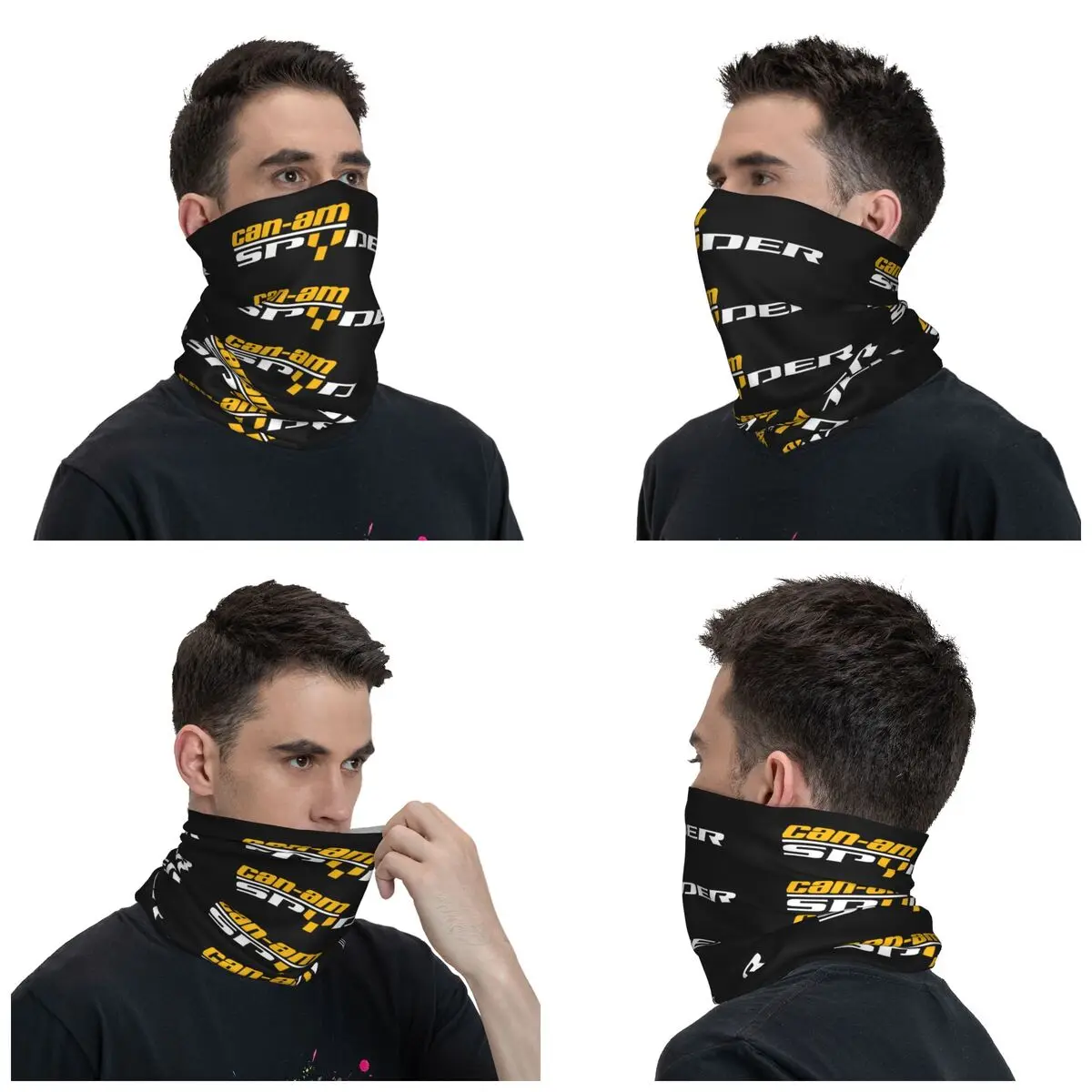 Can I Am Spyder-Couvre-Cou Bandana Imprimé pour Homme et Femme, Cagoule Chaude Lavable pour Sports de Plein Air, Masque d'Équipe Hurcycles, Écharpe Adulte