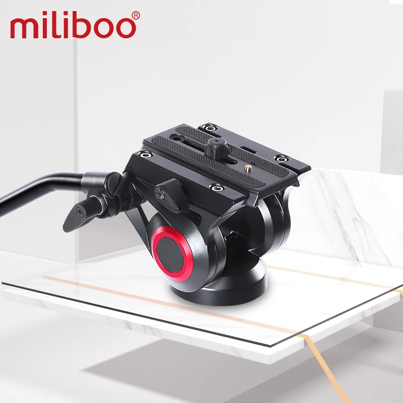 miliboo MYT801 70 mm Bowl Size Base Flat Fluid Head Ball for Camera Tripod&Monopod Stand Load 10 kg