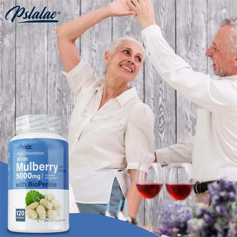 مستخلص التوت الأبيض - يدعم صحة القلب والأوعية الدموية، وإدارة الوزن، ودعم الكوليسترول، وتعزز مكمل المناعة