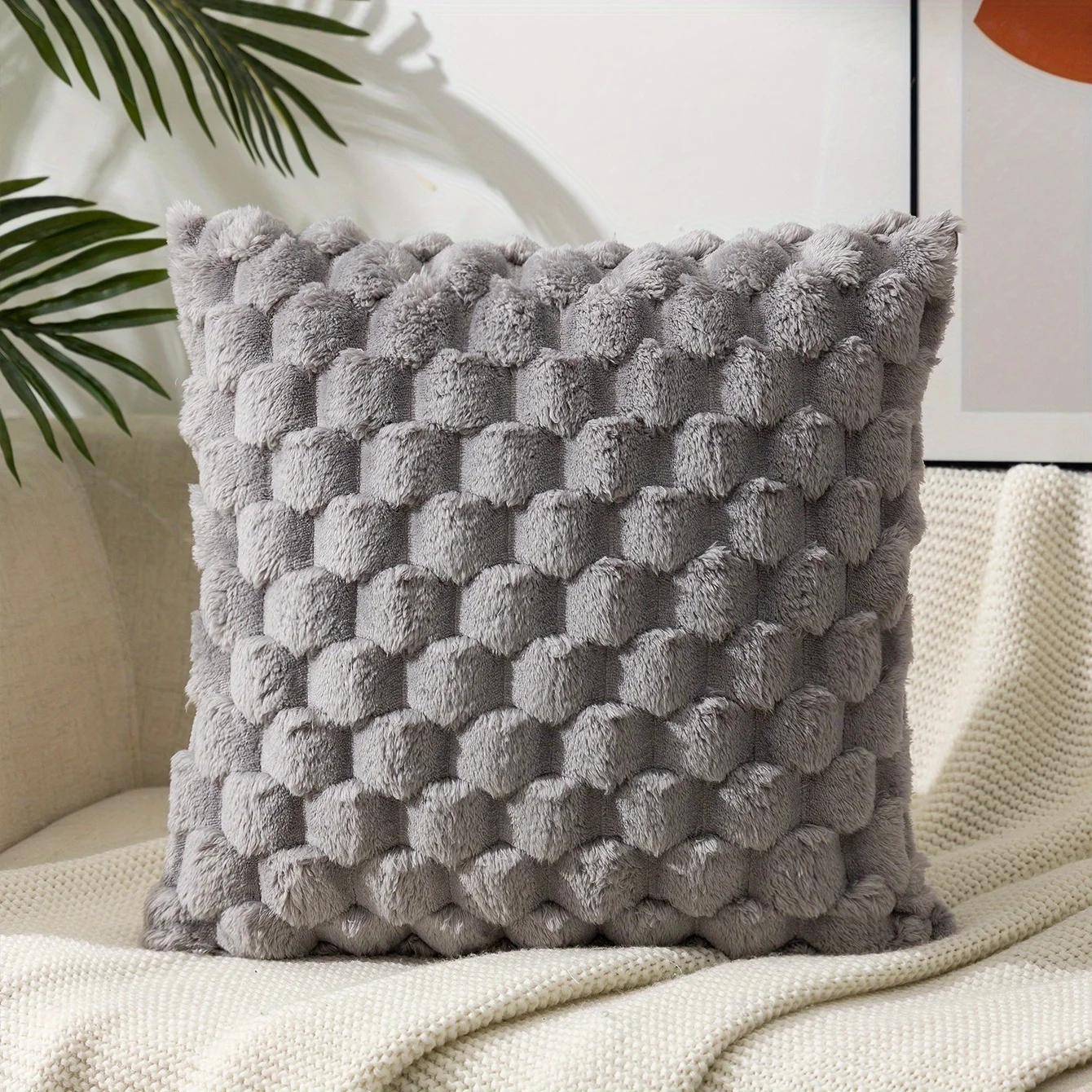 Cozy Pillow Covers Pillows for Living Room Knit Decorative Pillows for Sofa Design Pillowcase Soft Modern Cushion Throw Pillow