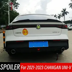 Alerón trasero de carbono para coche, pieza de accesorios de ajuste para CHANGAN UNI-V, 2021, 2022, 2023