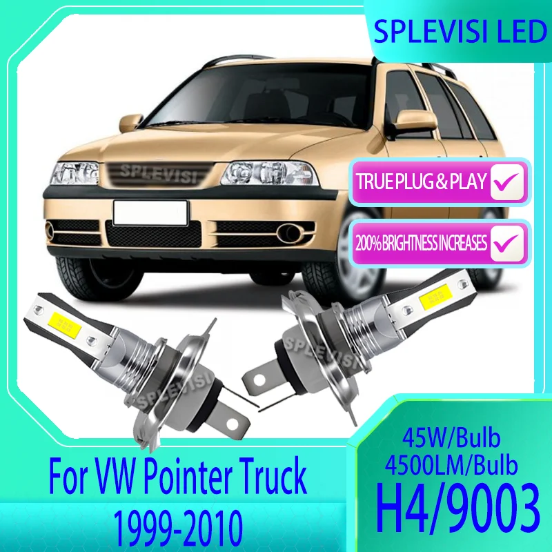 Combina su carcasa halógena, no su salida halógena: LED H4 para VW Pointer Truck 1999 2000 2001 2002 2003 2004 2005 2006-2010