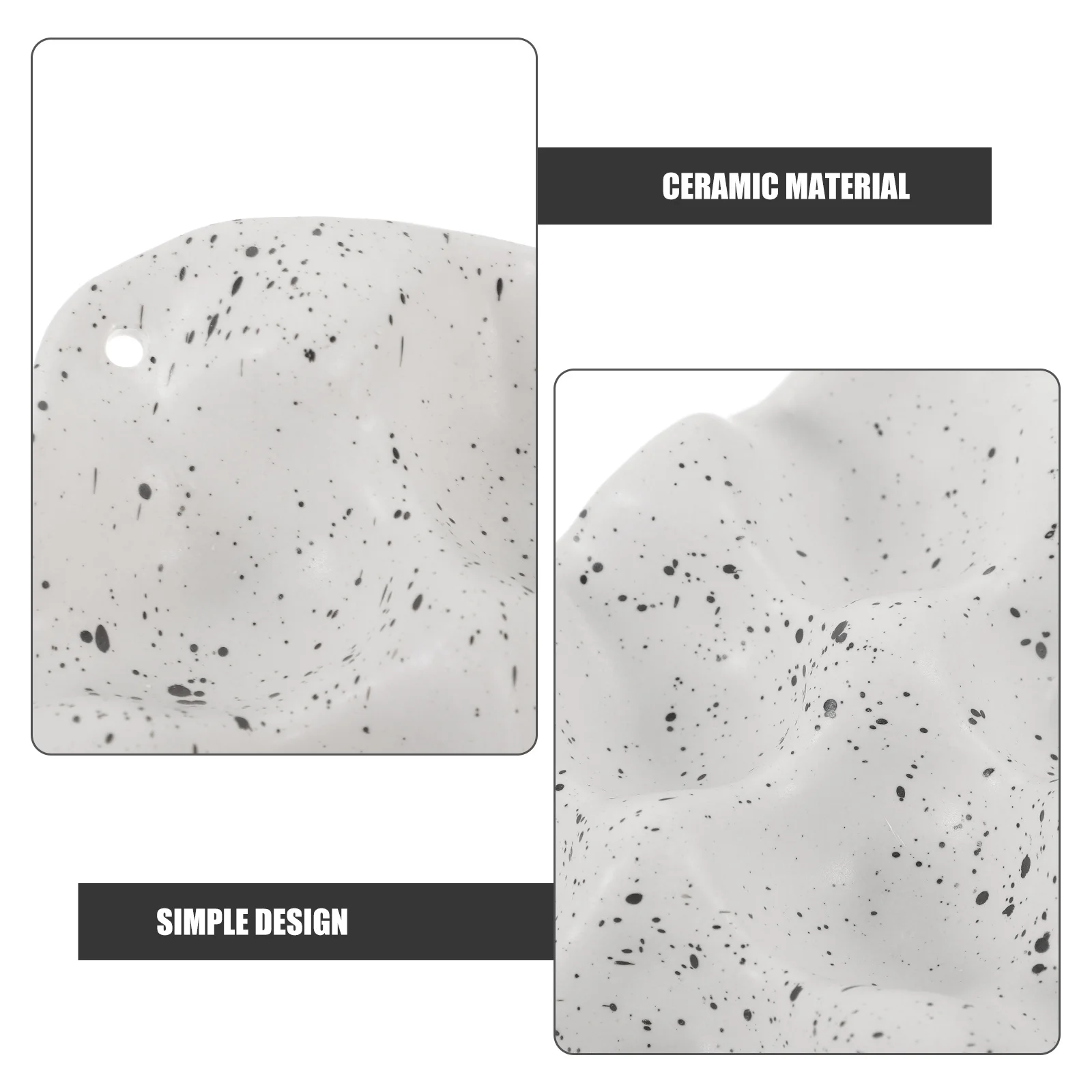 

Ceramic Egg Holder Porcelain Storage Tray Organizer Rack Nonslip Base Egg Tray for Kitchen Home Kitchenware