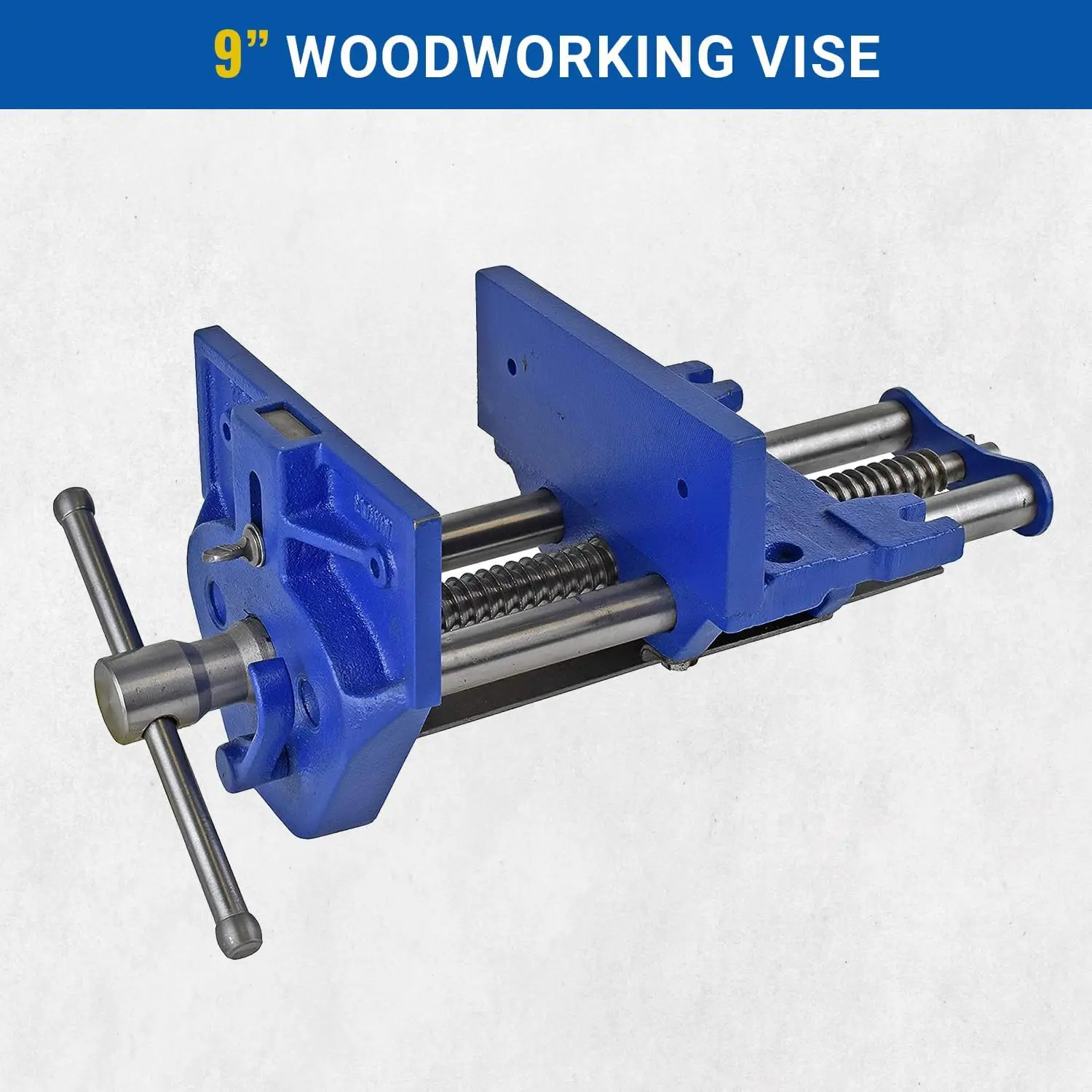 Rapid Action Woodworking Vise Quick Release Lever for Quick Adjustments 7Inch Jaw Width with Heavy-Duty Cast Iron