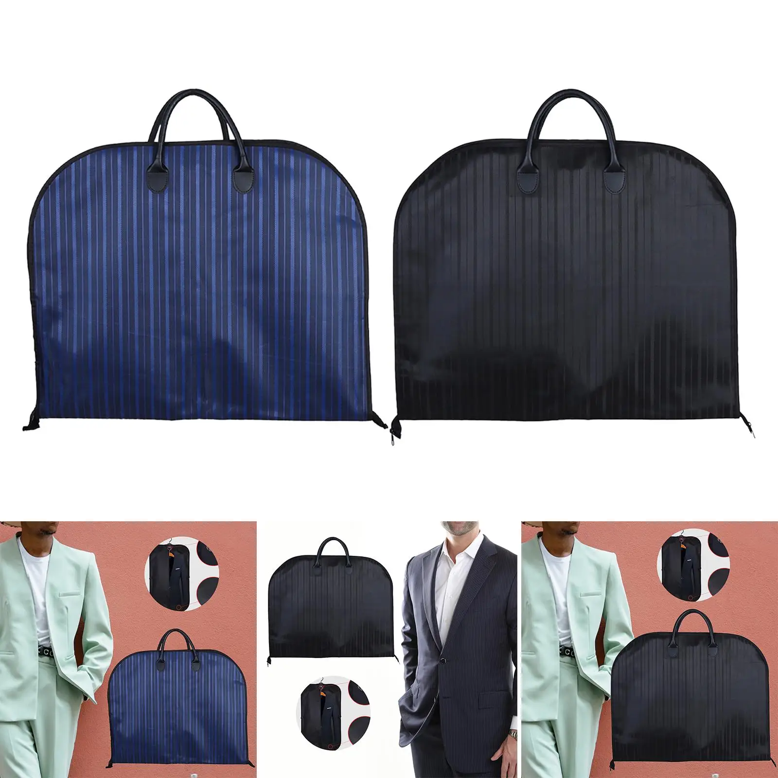 Suit Garment Cover Foldable Hanging Bag Closet Storage Travel Business Suit Bag for suits Coats Clothing Shirts Clothes