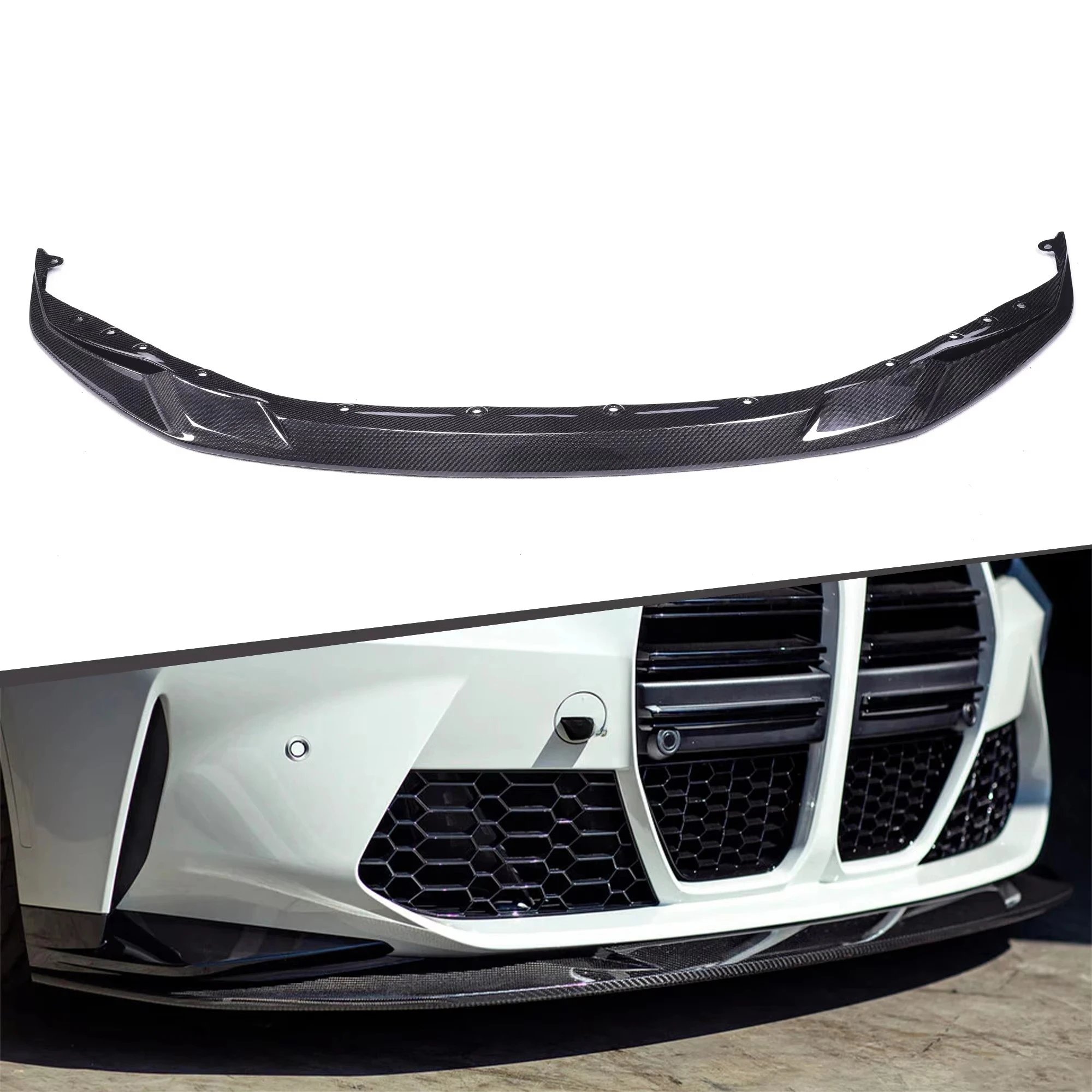 MHC Style Dry Carbon Front Lip for  G80 G82 G83 M3 M4 Competition 2021+