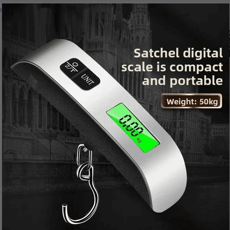 Accurate and portable luggage scale, handheld electronic fishing and express delivery dedicated hook scale for packages
