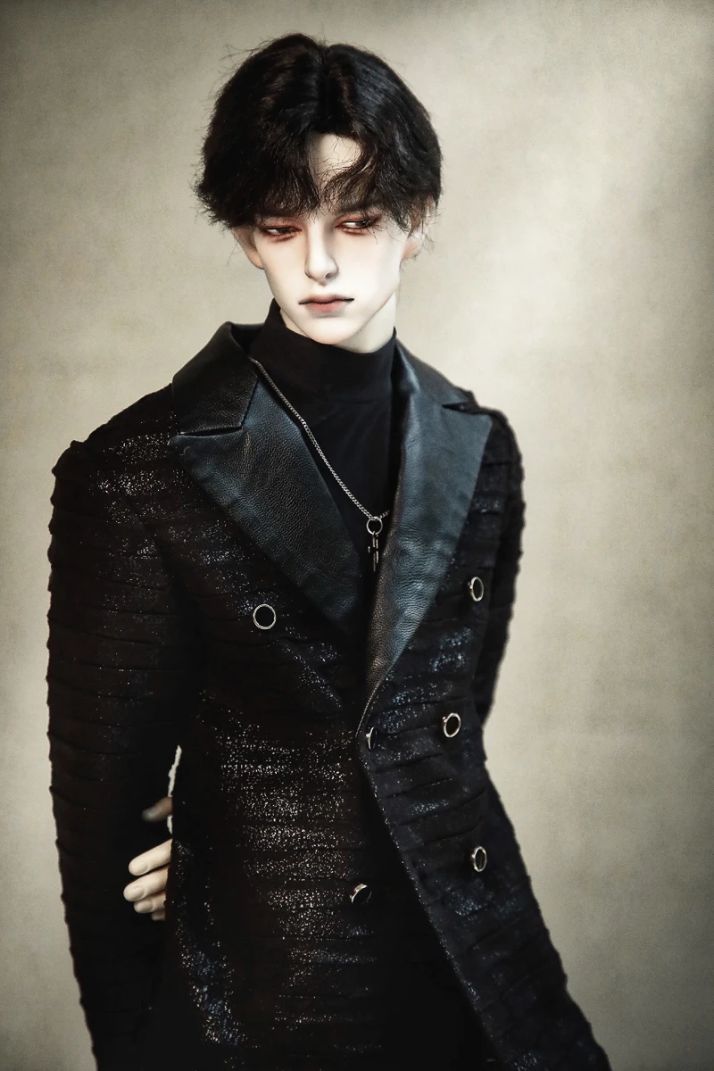 1/3 Scale BJD Clothes Casual PU Leather Overcoat Coat For BJD/SD SD13 Girl POPO68 SSDF ID75 Uncle Doll Accessories C2168