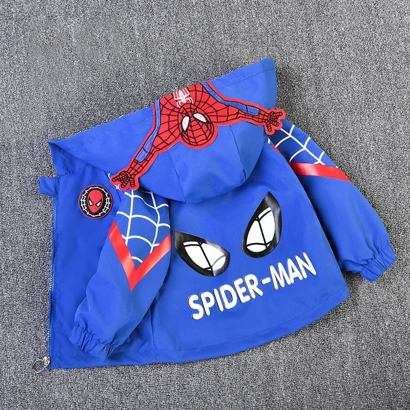 Winter Autumn Marvel Spiderman Children Boys Hooded Sweatshirts Clothes For Kids Plus Pullovers Tops Teen Boys Hoodie Set