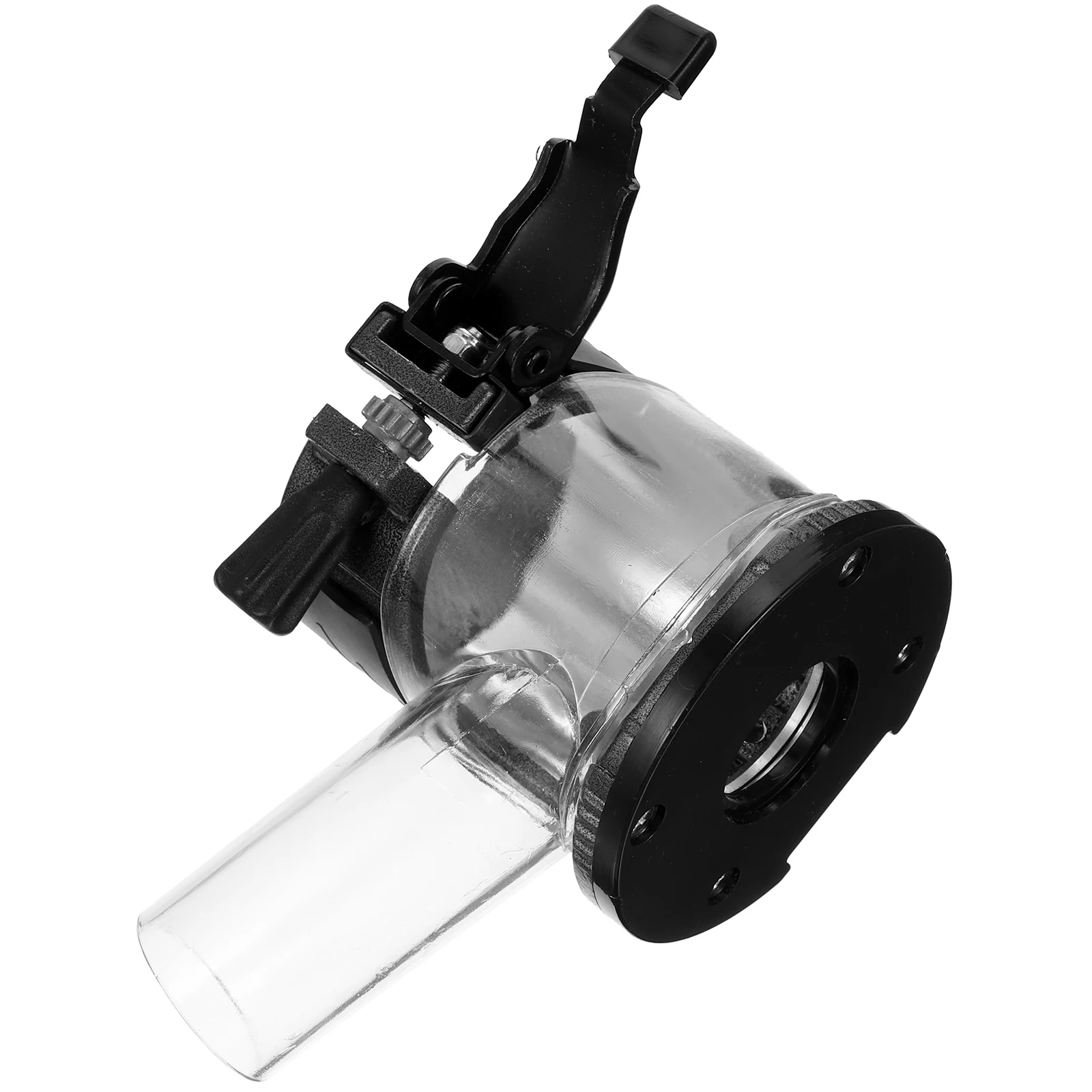 

Aluminum Alloy Wood Trimmer Base Protective Shield Dust Collection Lightweight Durable Power Tool Accessories Woodworking