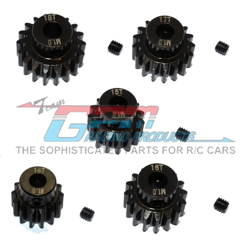 معدات محرك معدنية GPM ، 5 ، M1 ، 14T ، 15T ، 16T ، 17T ، 18T ، Traxxas ، 1 ، 5