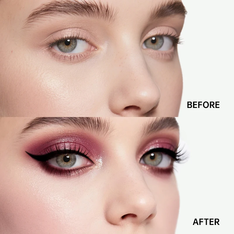 CATKIN waterproof zwarte vloeibare eyeliner is glad en langdurig, anti-vlekken, langdurig, niet-vervagend, ultieme nauwkeurigheid