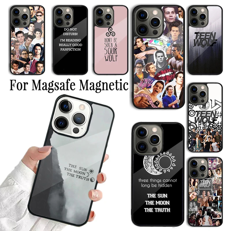 Phone Case For iPhone 16 15 14 13 12 11 Pro Max Plus Magsafe Magnetic Wireless Cover teen wolf American Thriller TV Series