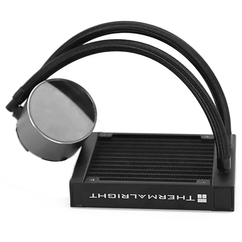 Thermalright Frozen Magic 120 AIO Kit CPU Cooler Metal Block + مضخة + مشعاع + مروحة لـ Intel AMD لنظام تبريد المياه للكمبيوتر الشخصي