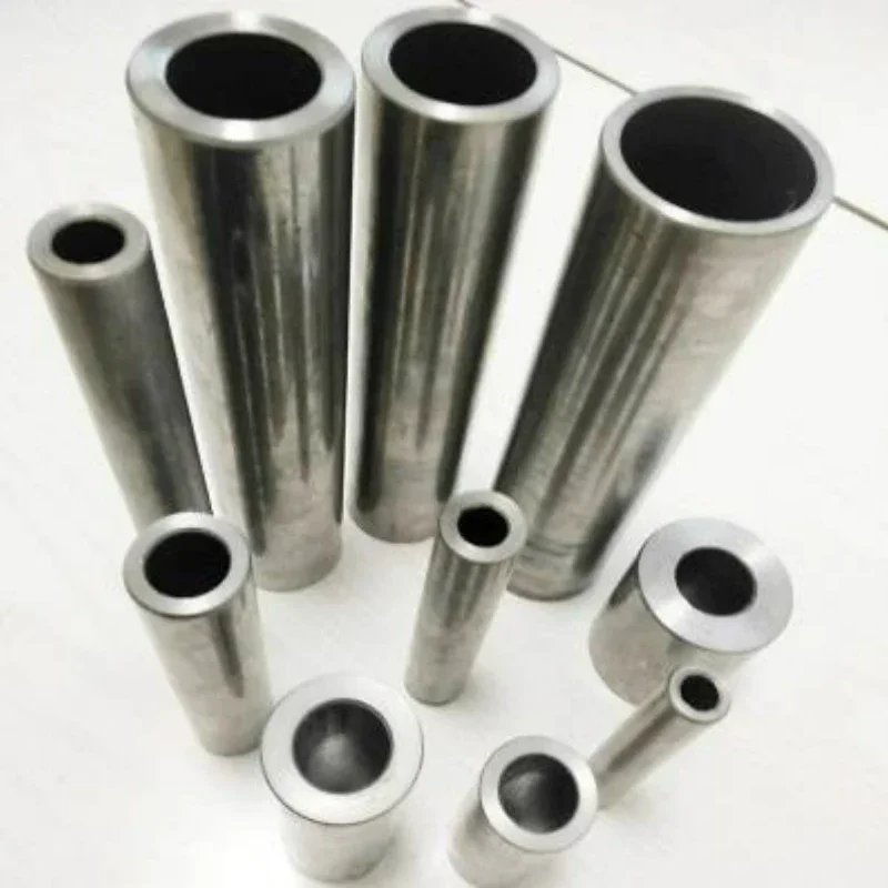 1PCS 42CrMo Hollow Round Pipe Hydraulic  Length 100/580mm Straight Round Tube Steel Water High Straightness Without Curvature