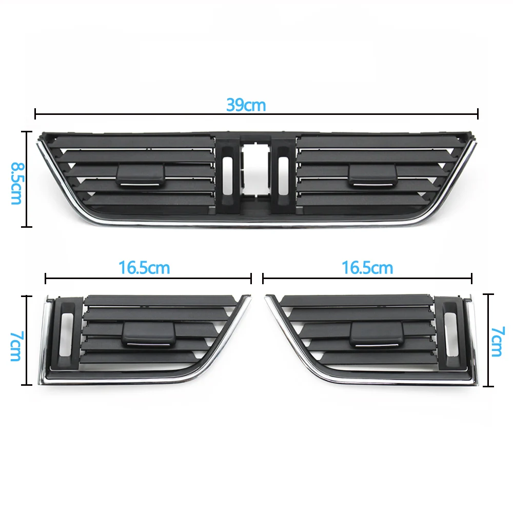 Car Middle Left Right Air Vent Central AC Vent Grille Panel Cover For Skoda Octavia 3 A7 5E MK3 2015-2021 5E0820951C,5E0820951D