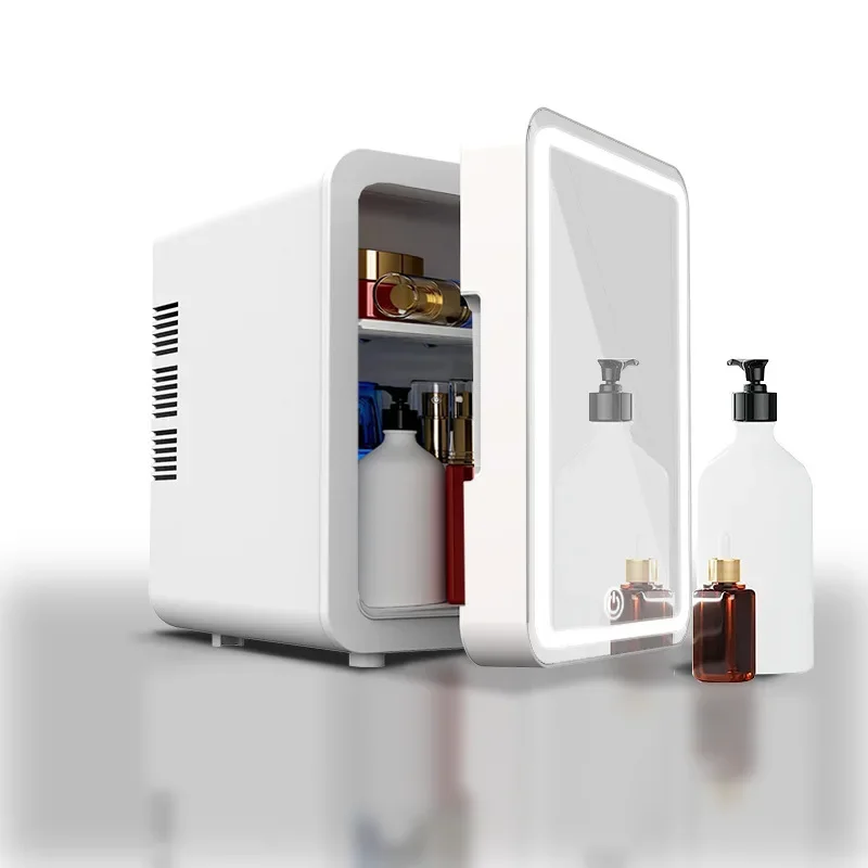 

For Car, Camping, Travel, Skincare Drink Cooler and Warmer, Small Fridge for Drinks, Snacks, Dormitory,Portable 4L Mini Fridge