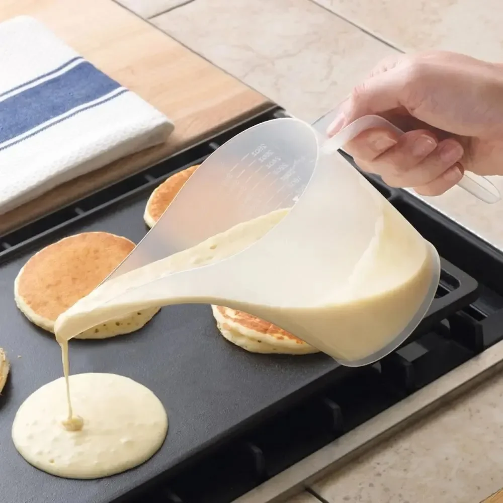 1000ML Tip Mouth Measuring Cups Plastic Graduated Funnel Pitcher Jug Long Spout Liquid Container Kitchen Measuring Tool 2023 New