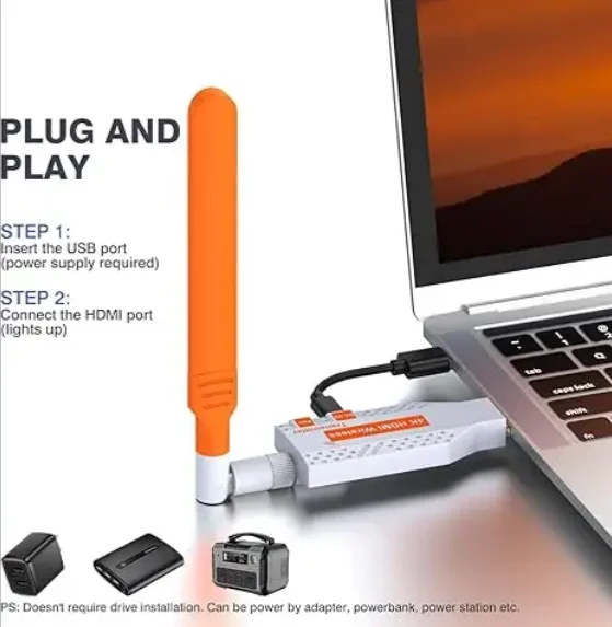 4K Wireless Hd-mi Extender 50M 100M 150M Compatible Display Adapter Audio Video Transmitter and Receiver Wireless Sensors