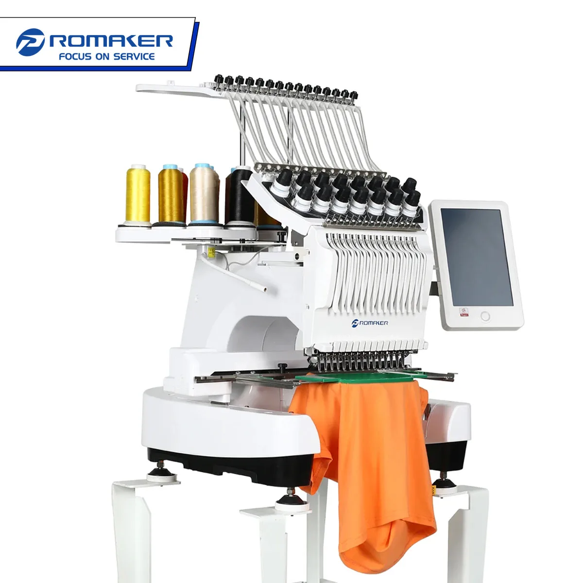 Promaker Single Head Computer Embroidery Sewing Machine Customized With High Quality