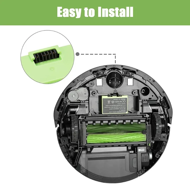 แบตเตอรี่ทดแทน 14.4V I7 สำหรับหุ่นยนต์ทำความสะอาด IRobot Roomba รุ่น E และ I ซีรีส์ I7+ E5 7150 7550 I3 3150 I3+ 3550 I4 4150 I4