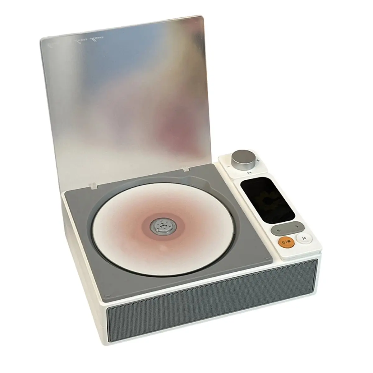 DT90 New Portable CD Player Wireless Bluetooth Speakers FM Radio Music Album Player Home CD Machine with Screen A