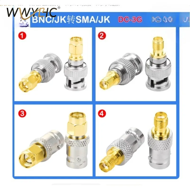 Suitable for BNC Male To SMA Male and Female BNC Female To Sma  Q9 Connector Adapter Walkie-talkie Connector