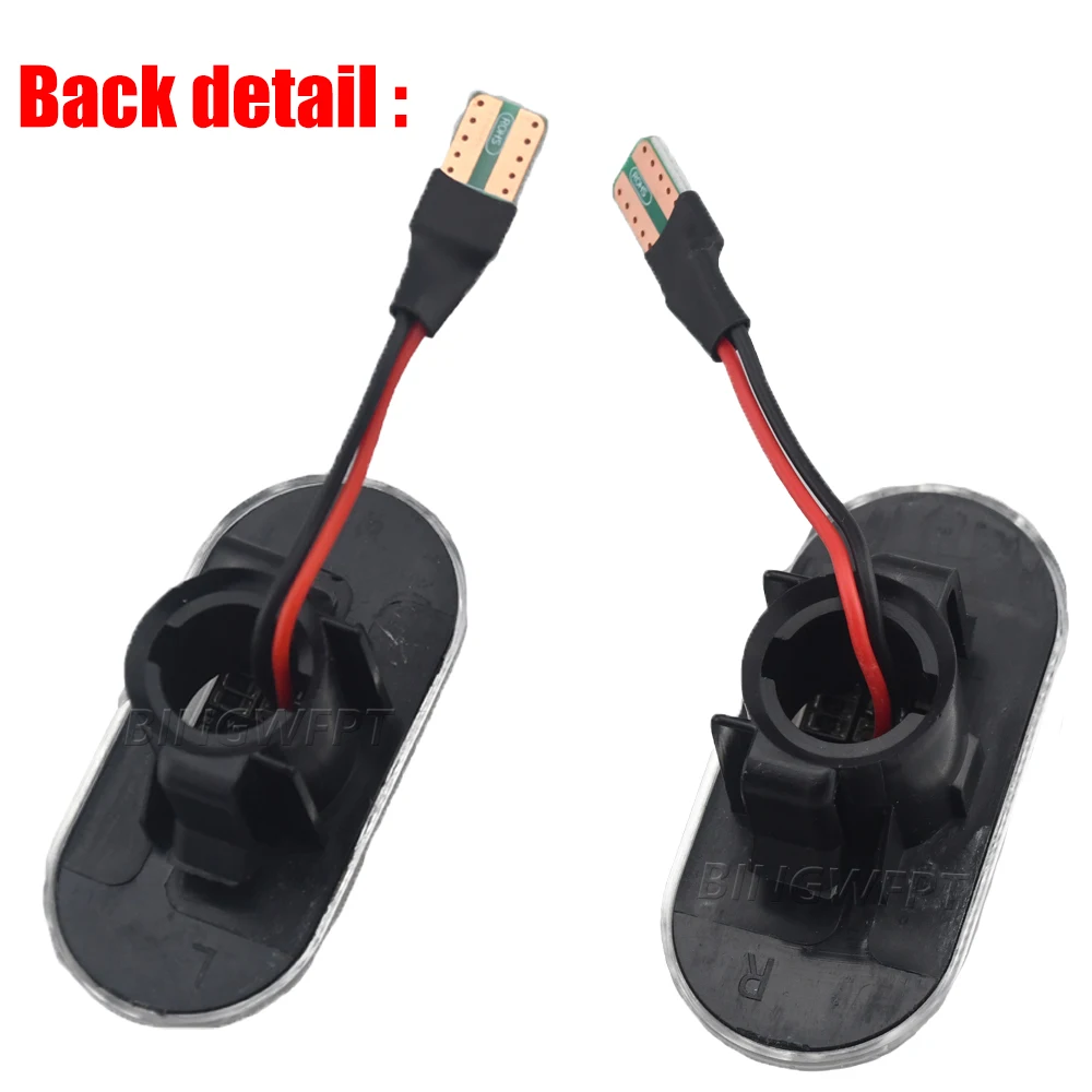 LED Dynamic Turn Signal Lights Side Marker For Renault Clio Trafic Kangoo Twigo Dacia Logan Duster Nissan Interstar Primastar