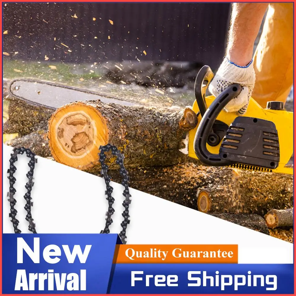 

12-дюймовые металлические цепи для цепных пил, 22 зуба, 45 звеньев, запасные части, шаг 3/8 дюйма, аксессуар для электрической пилы для резки древесины и веток