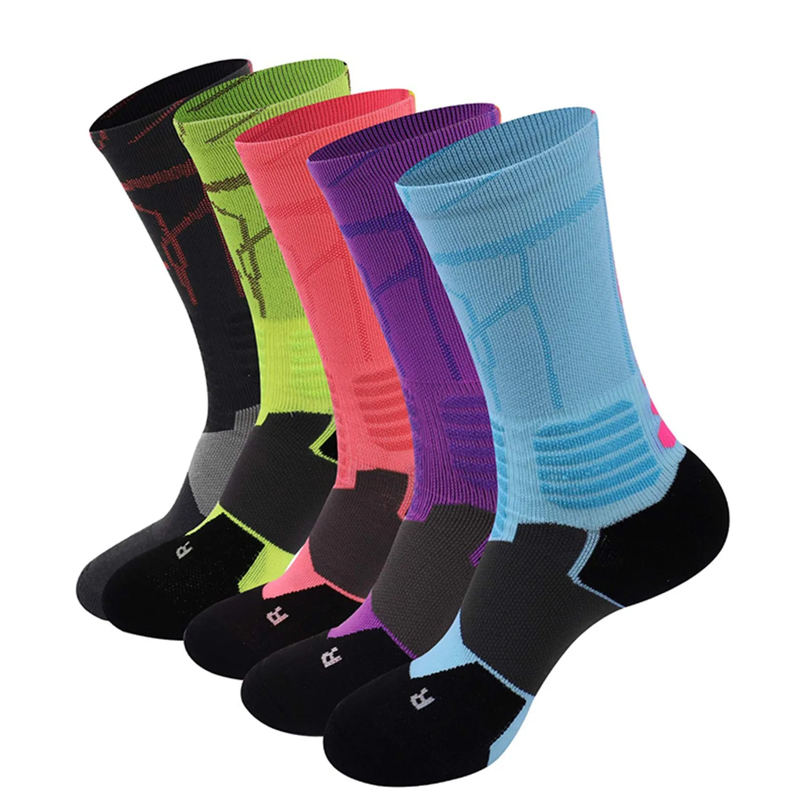

Women's socks Basketball Socks Cushioned Athletic Sports Crew Socks For Men & Women… meias femininas