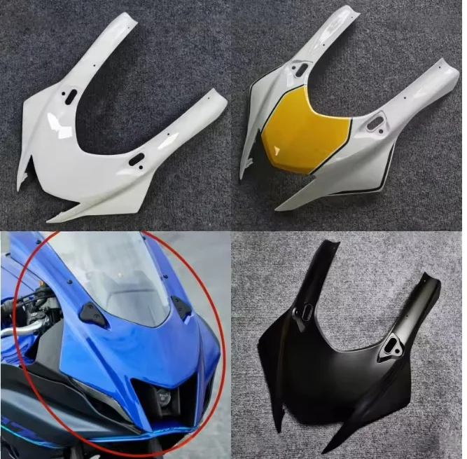 Motorcycle Front Headlight Hood Fairing Panel Cover Nose Head Cowl Fit For YAMAHA YZFR7 YZF-R7 YZF R7 2022 2023 2024