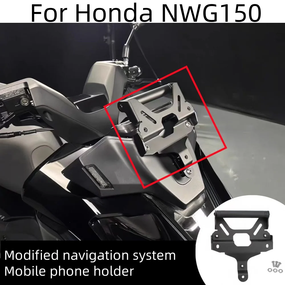 support-de-navigation-pour-telephone-portable-pare-brise-modifie-adapte-a-honda-nwg150-nouveau-support-de-tige-d'extension-multifonction-nwg150