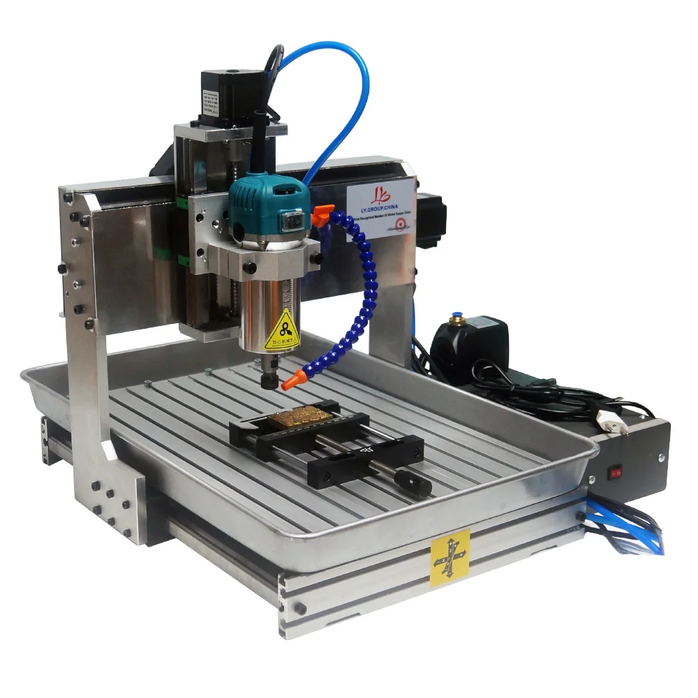 LYF 2030 3040 3060 4060 Air-Cooled CNC Engraving Machine 1500W 3/4/5 Axis CNC Wood Router Engraving Drilling and Milling Lathe