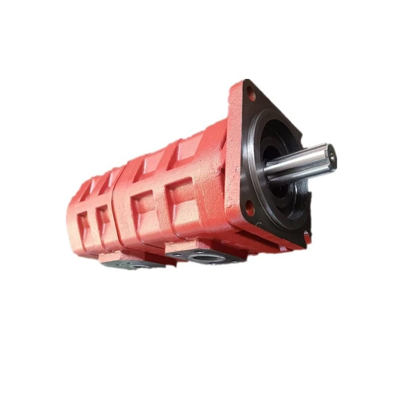 High pressure double gear pump Noise low high pressure durable double hydraulic gear oil pump
