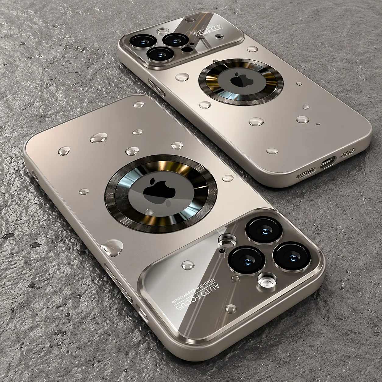 Luxury Glass Camera Lens Wireless Charging Phone Case for iPhone 11 12 13 14 15 16 17 Pro Max Plus Shockproof Lens Protective view 5