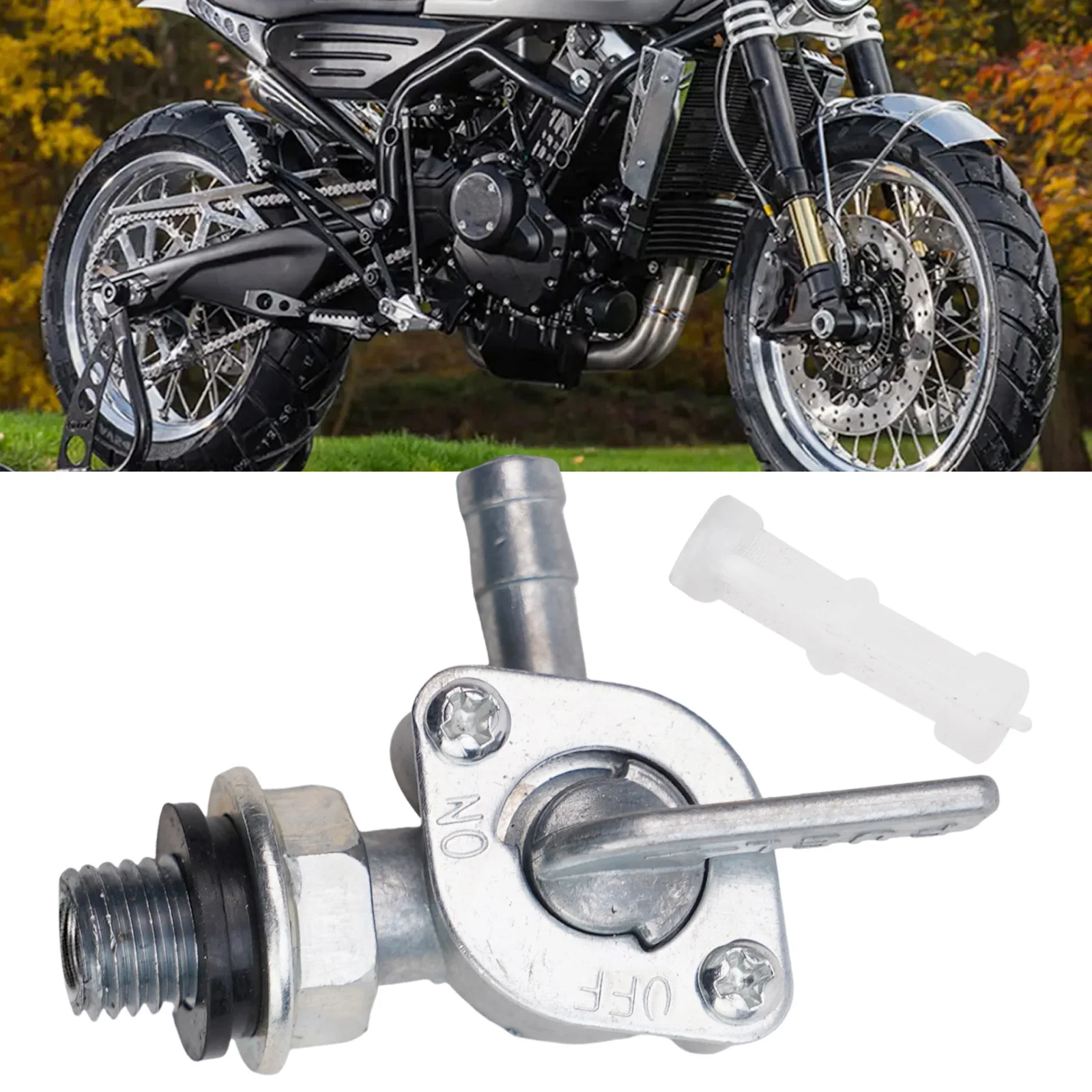 اكسسوارات السيارات عالية الجودة استبدال 100% العلامة التجارية الجديدة الوقود البنزين 1 قطعة مولد الترابية دراجة M10x1.25 المعادن الشظية