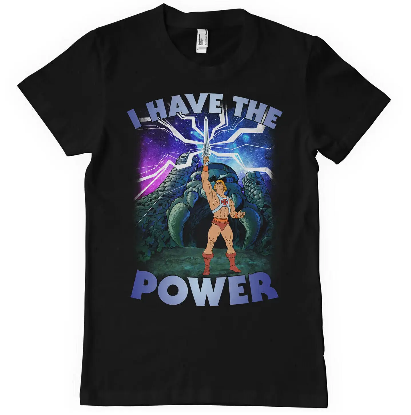 Masters Of The Universe He Man Have Power Official T Shirt Mens