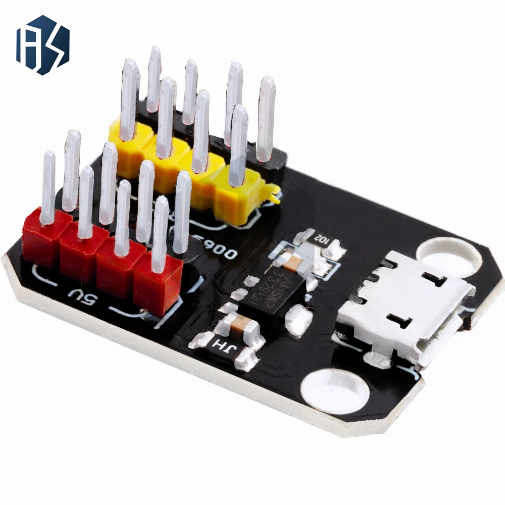 Spannungsreglermodul AMS1117 – Micro-USB-Stromversorgungsplatine mit 3,3 V/5 V Doppelausgang