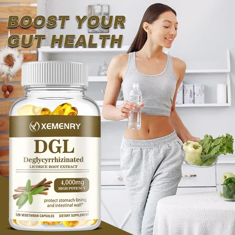 DGL Licorice Capsules 4000mg - Supports Healthy Digestive Function and Relieves Gastrointestinal and Intestinal Discomfort