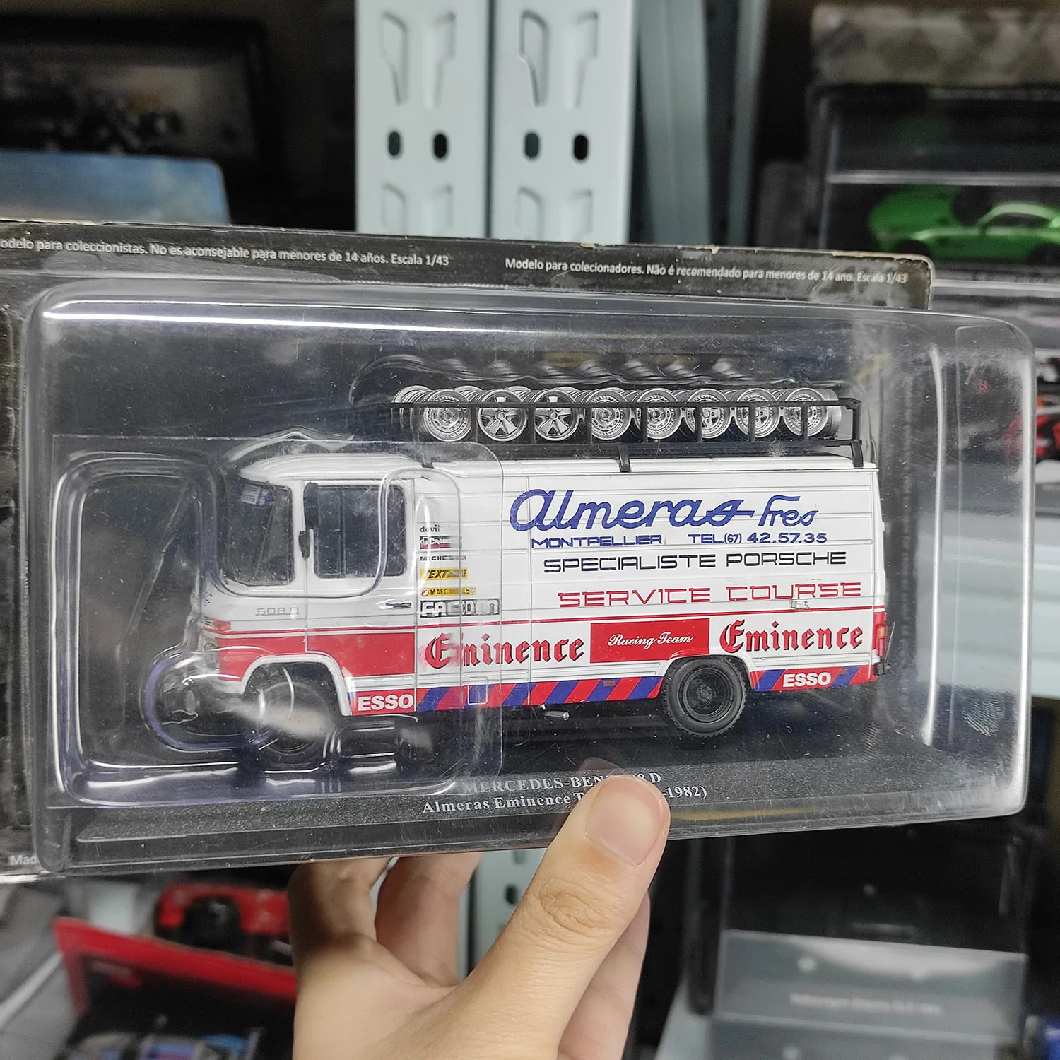 Diecast IXO 1:43 Scale BENZ 508D Freight Service Vehicle Alloy Car Model