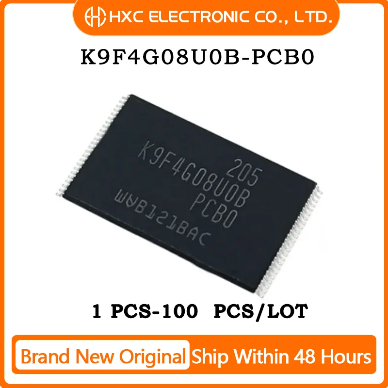 

5PCS/10PCS/50PCS/100PCS K9F4G08U0B K9F4G08U0B-PCB0 TSOP48 Brand New Original IC CHIP