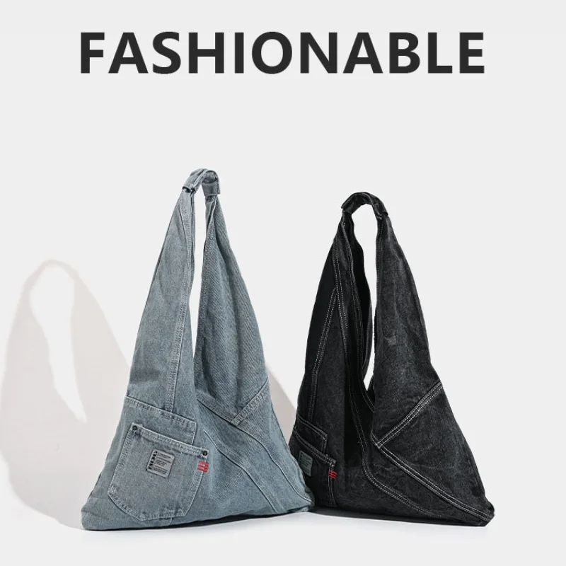 New Fashion Good Denim Tote Commuter Large Capacity Shoulder Underarm Lazy Woven Bag