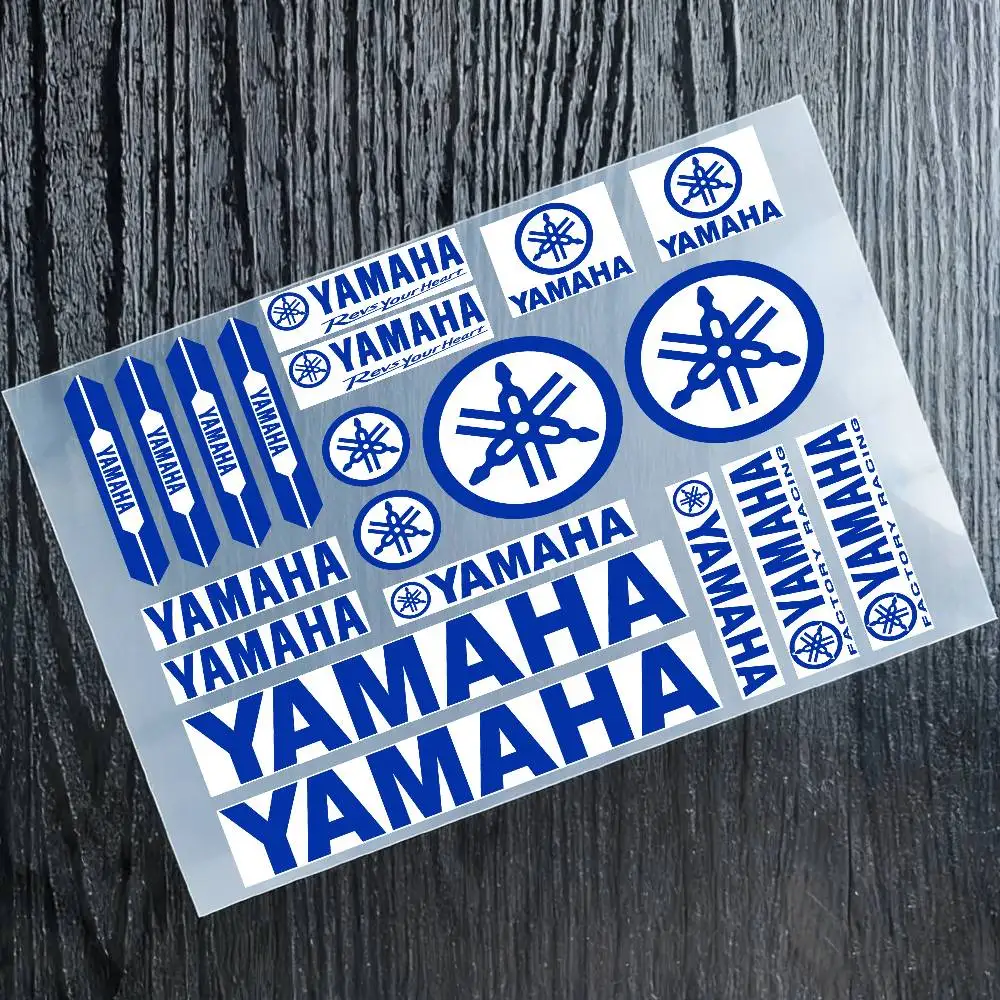 

Светоотражающие наклейки для мотоциклов YAMAHA, 3M, предупреждающие о безопасности в темноте, для шлемов скутеров