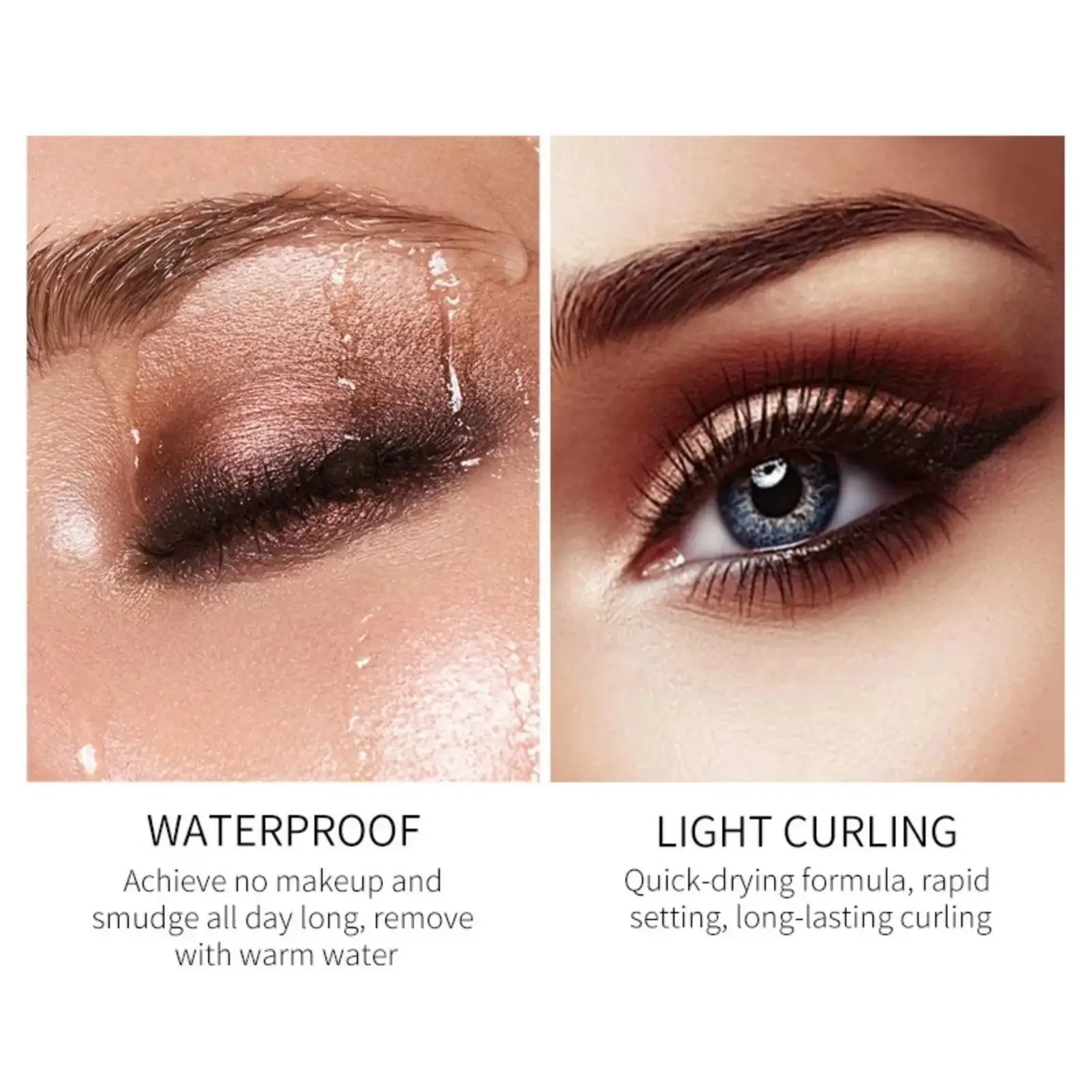 Mascara impermeabile 1 pezzo: ricco di colore, facile da colorare, solleva le ciglia, ideale per i regali delle donne