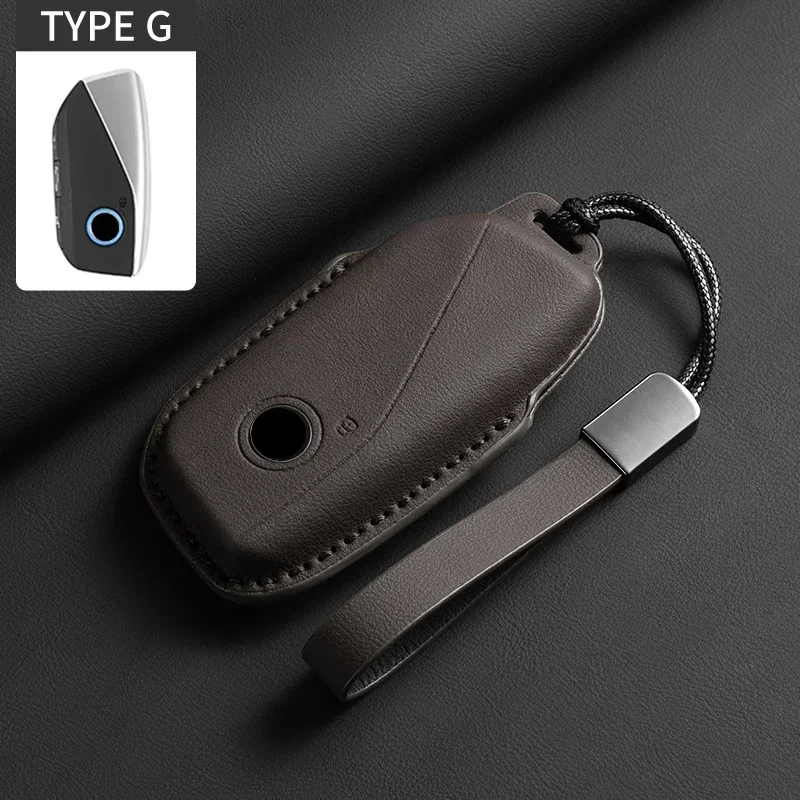 Car Key Case Cover for BMW 7 Series 735i 740Li X7 X1 U11 2023 I7 G07 LCI XM X1 X3 G01 X4 G02 X5 F15 F16 M3 M4 F30