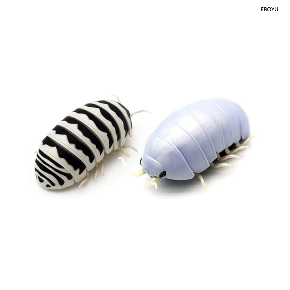 EBOYU 9920 RC Bug Remote Control Worm Realistic Pillbug Electronic Animal Prank Toy Insect Car Vehicle Kids Birthday Gift