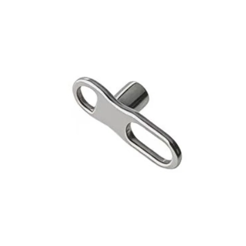 10pcs/lot High Polished ASTM F136 Titanium High Polished Dermal Anchor 2 Holes Base Body Piercing Jewelry Accessories
