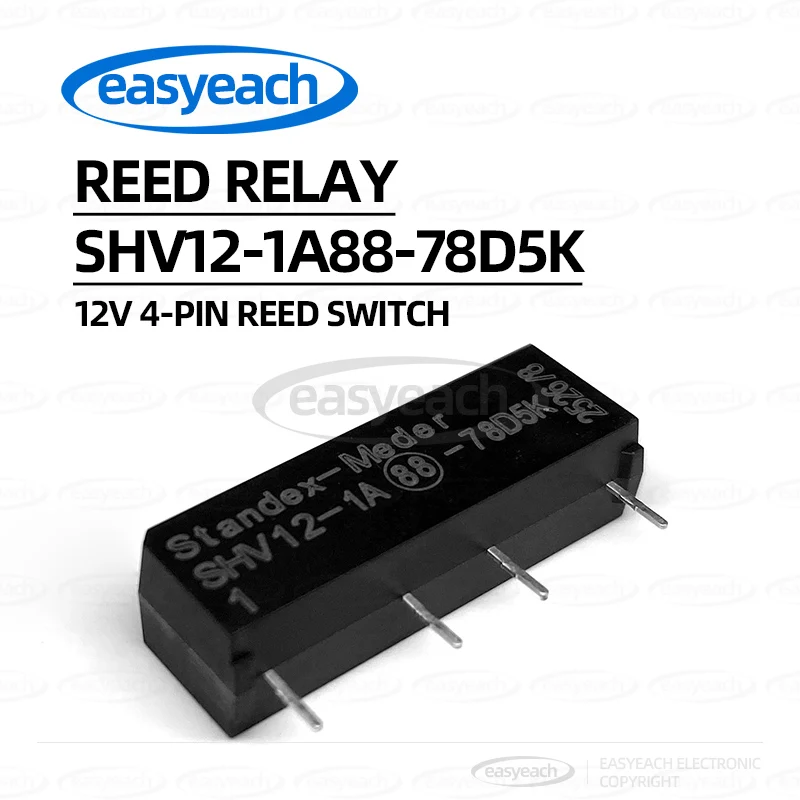 SHV12-1A88-78D5K small four pin relay 12V dry spring relay